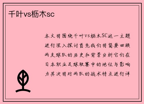 千叶vs枥木sc